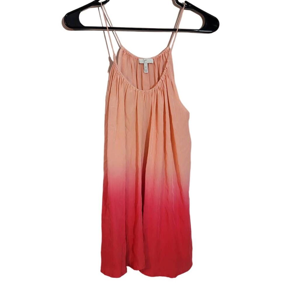 Joie Blouse 100% Silk Sleeveless Pink Ombre‎ Size XS